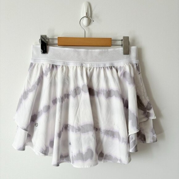 Lululemon Court Rival High-Rise Skirt Transverse Lilac Multi Size 8 - Picture 7 of 8